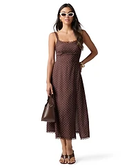 Florence By Mills Junior's Scoop Neck Midi Slip Dress