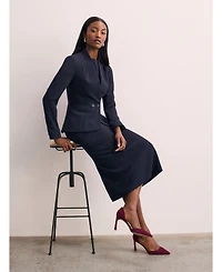 The Fold Women's Arno Clever Crepe Blazer