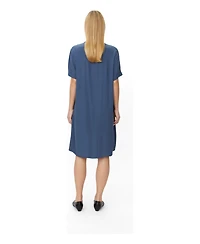 Masai Copenhagen Women's MaNysenna V-Neck Drape Detail Dress