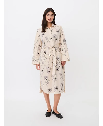Masai Copenhagen Women's Manorellea Floral Belted Shirt Dress