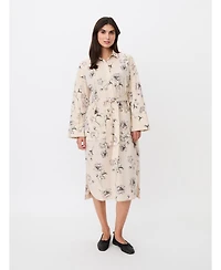 Masai Copenhagen Women's Manorellea Floral Belted Shirt Dress