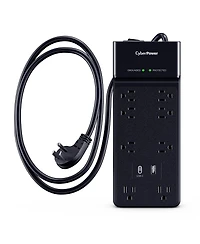 CyberPower CSP806UC18 8-Outlet Usb-Charging Surge Protector for Computers, Monitors, Tablets & Smartphones