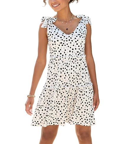 Lascana Women's Tie Strap Tiered Dress