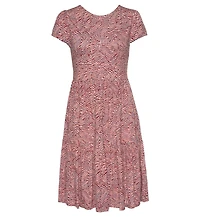 Lascana Women's Printed Back Cut Out Dress