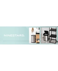 Ninestars Rectangular Motion Sensor Trash Can 13.2 Gallon & 2.1 Gallon