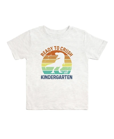 Sweet Wink Toddler Boys Ready to Crush Kindergarten Short Sleeve T-Shirt