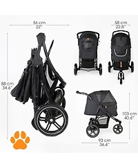 My Duque: Pet 3 Wheel Stroller