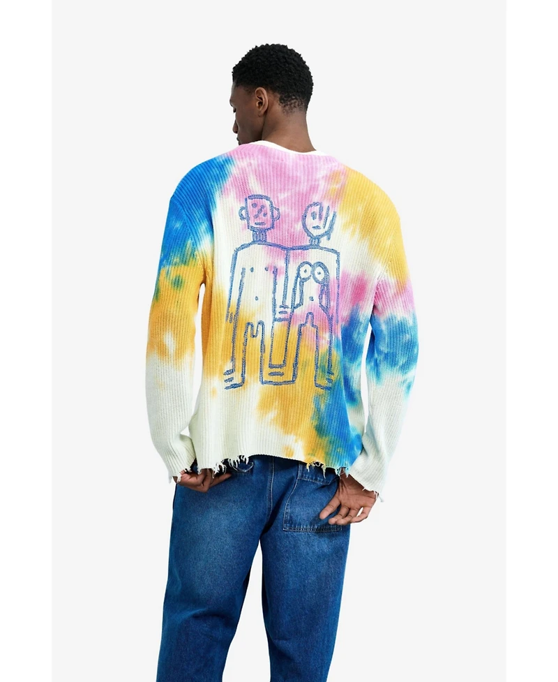 Desigual Men's Tie-dye sweater