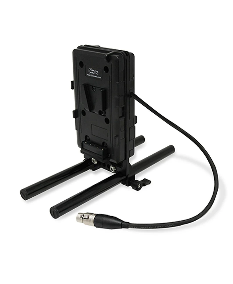 Core Swx Dual V-Mount Battery Plate with 15mm Lws Rod Clamp and 4-Pin Xlr Cable