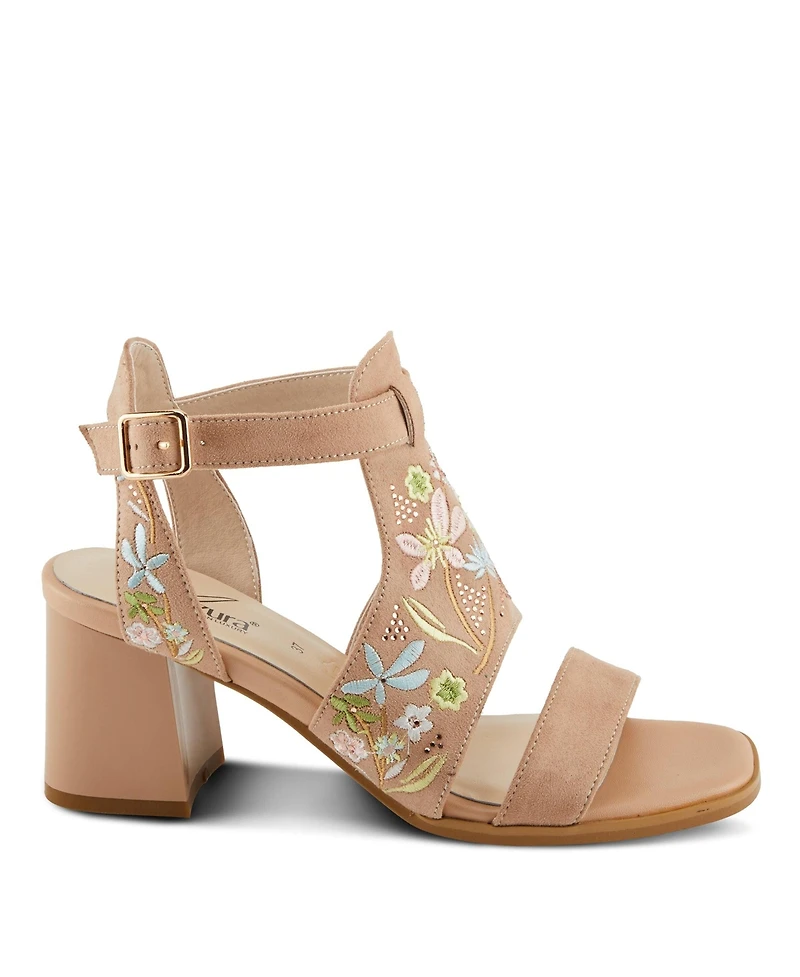Azura Romantic Women's Pump with Genuine Leather Upper