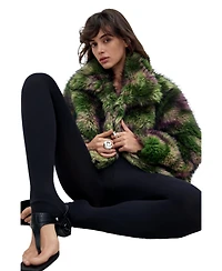 Desigual Women's Synthetic Fur Coat Lacroix