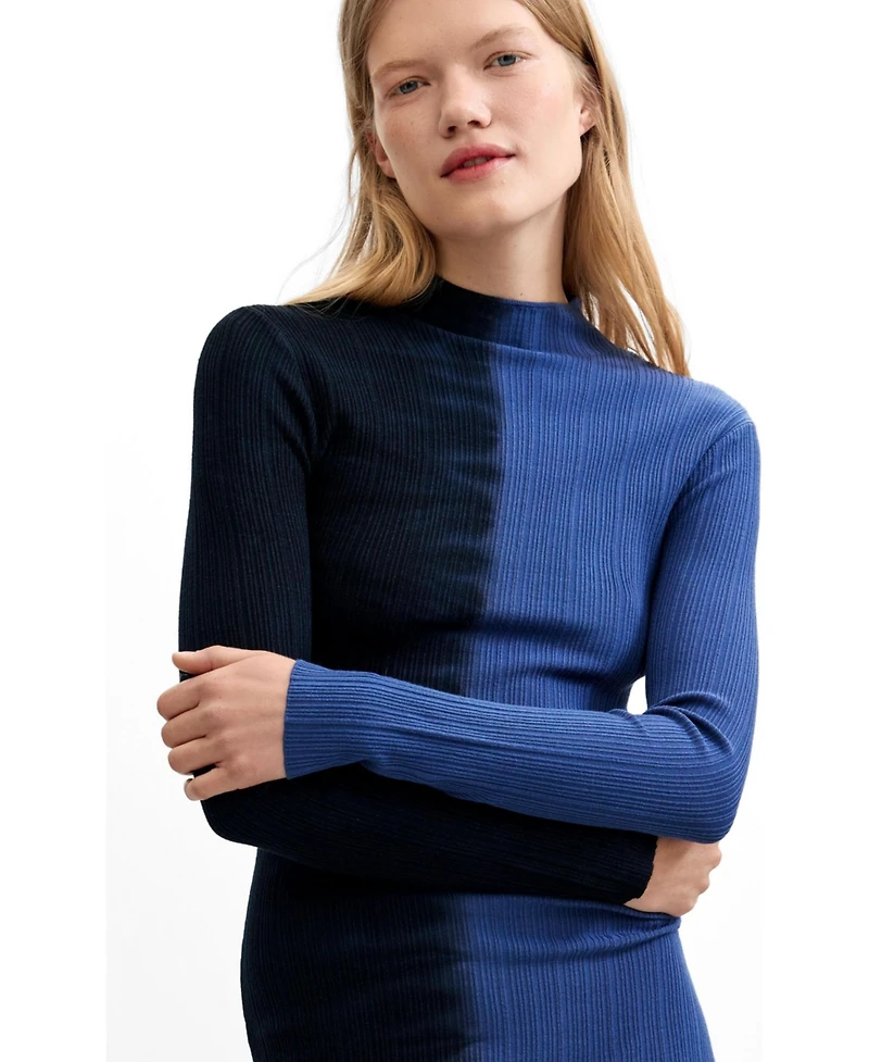 Desigual Women's Long-sleeved knit dress