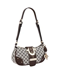 True Religion Multi-Strap Denim Shoulder Bag