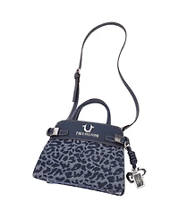 True Religion Multi-Strap Denim Shoulder Bag