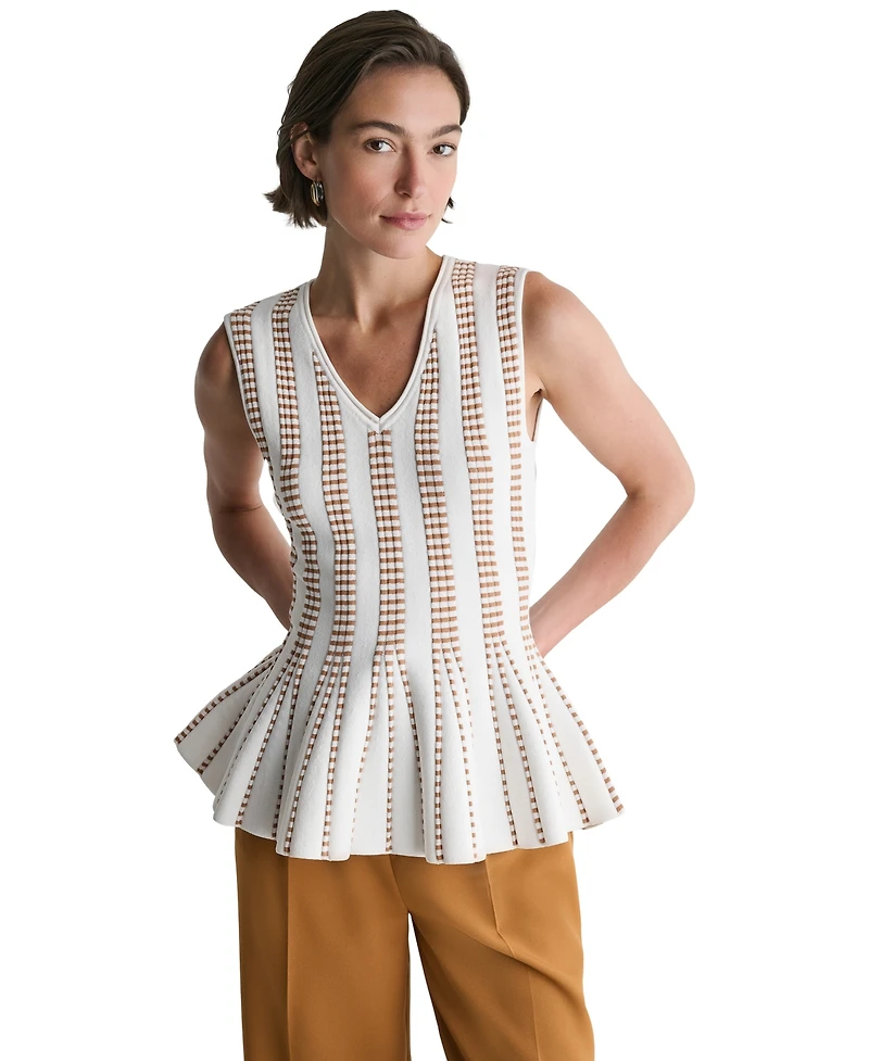 Bcbg Women's V-Neck Sleeveless Tank Top