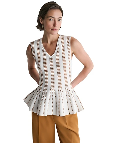 Bcbg Women's V-Neck Sleeveless Tank Top