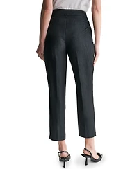 Bcbg Women's High-Rise Wide-Leg Full-Length Pants