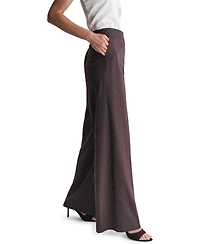 Bcbg Women's High-Rise Wide-Leg Full-Length Pants