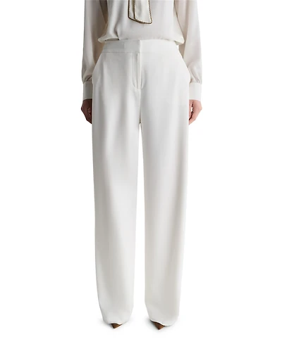 Bcbg Women's High-Rise Wide-Leg Full-Length Pants