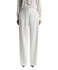 Bcbg Women's High-Rise Wide-Leg Full-Length Pants