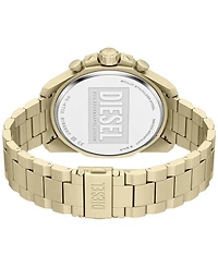 Diesel Men's Mega Chief Slim Quartz Chronograph Gold Stainless Steel Watch 48mm