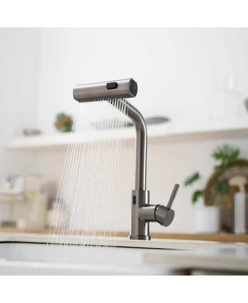Phying Touchless Kitchen Faucet, Hands Free Automatic Smart Kitchen Faucet, Stainless Steel Touchless Kitchen Faucet