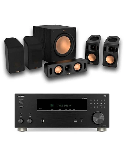 Klipsch Reference Cinema System, Onkyo Tx-RZ30 170W 9.2-Channel Receiver