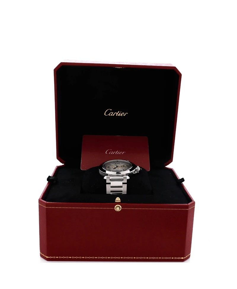 Pre-Owned Cartier Pasha de Cartier Automatic Watch in Stainless Steel 41mm