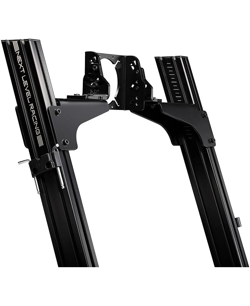 Next Level Racing 58.3"L x 32.5"W x 34.1"H Aluminum and Carbon Steel GtElite Lite Dedicated GT Adjustable Racing Cockpit