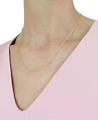 Macy's Solid Rope Chain 18" Necklace in 10k Yellow Gold