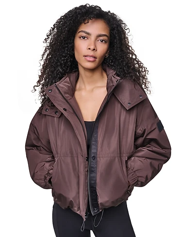 Dkny Sport Women's Hooded Oversized Jacket