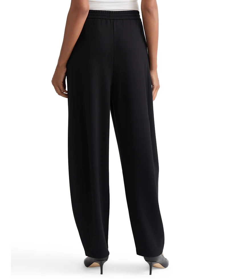 Jones New York Women's Knit Pull-On Barrel-Leg Pants