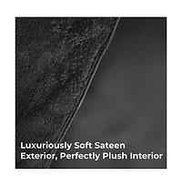 Cariloha Luxury Spa Bath Robe | Viscose L/Xl Ultra Plush with Sateen Exterior