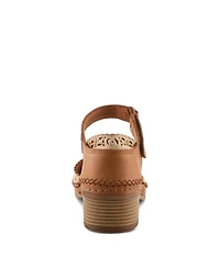Spring Step Women's Eveline Mary Jane Shoe with Laser-Cut Detail