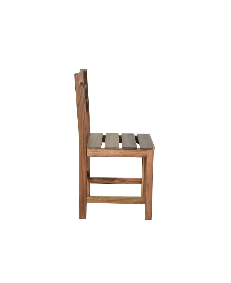 Streamdale Furniture Acacia Wood Outdoor Table and Chair Set