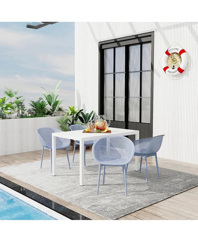 Streamdale Furniture Light Chairs and Table Set