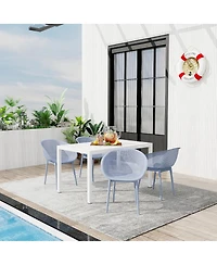 Streamdale Furniture Light Chairs and Table Set