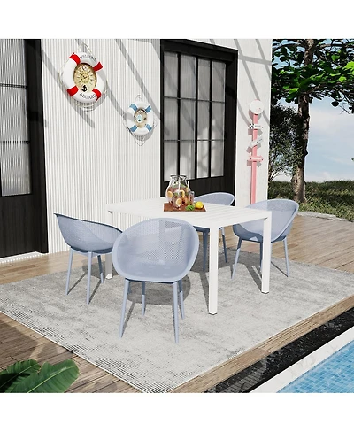 Streamdale Furniture Light Chairs and Table Set