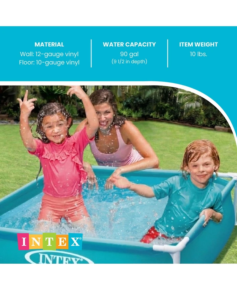 Intex 57173Ep Mini Frame Kiddie Foot Beginner Frame Swimming Pool