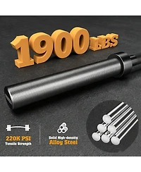 Fed Fitness Feierdun Olympic Barbell 1900LBS Strength Training Bar for Weight lifting Alloy Steel Center knurl Suitable for Plates