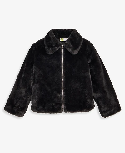 Epic Threads Toddler Girls' 12M-5T Solid Faux-Fur Jacket, Macy's Exclusive