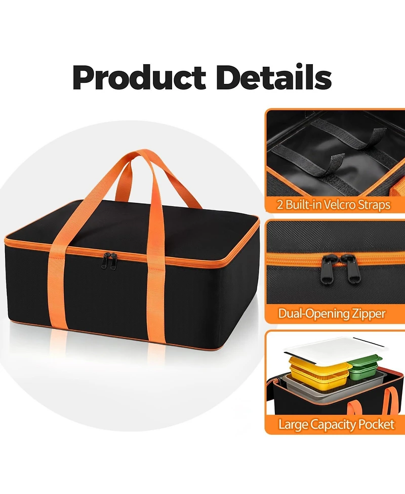 Xdovet Grill Tool Storage Bag Heavy-Duty 1680D Compatible