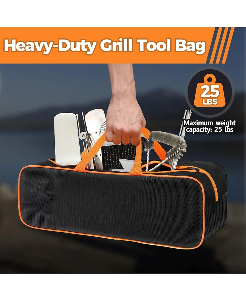 Xdovet Heavy-duty 1680D storage bag for grilling tools