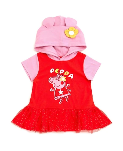 Peppa Pig Toddler Girl's (2T - 4T) Cosplay Hooded Tee