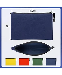 Xdovet Canvas Tool Bags Zipper Pouch Set Heavy Duty Multipurpose Storage Organizer