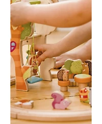 Bababoo and friends Tree House Montessori-Inspired 45-Piece Playset, Ages 2+