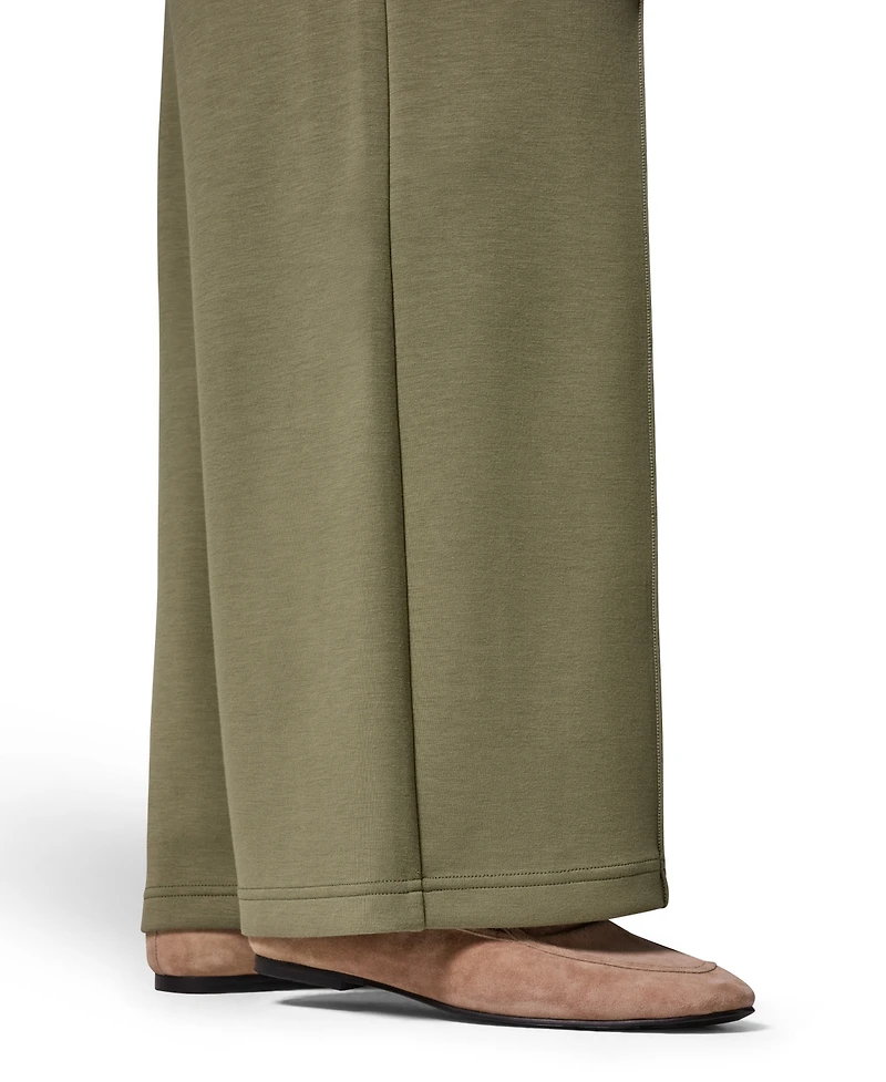 Donna Karan Weekend Women's Jet Setter Mid-Rise Pull-On Wide-Leg Pants