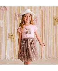 Sweet Wink Baby Girls (12M-24M) Howdy Darling Western Short Sleeve Tutu Dress