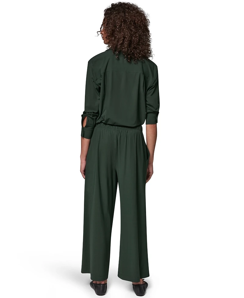 Donna Karan Weekend Women's Mid-Rise Wide-Leg Pull-On Pants