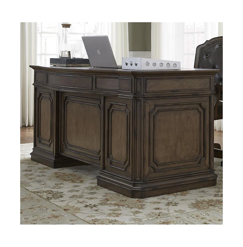 Liberty Furniture Industries, Inc Amelia Jr Executive Desk in Antique